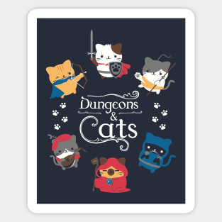 Dungeons & Cats Sticker